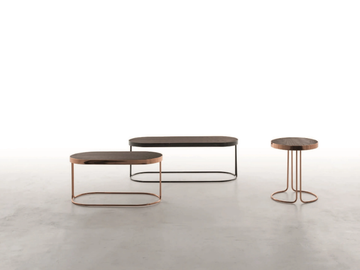 CORA - Oval coffee table for living room by Tonin Casa - view 3